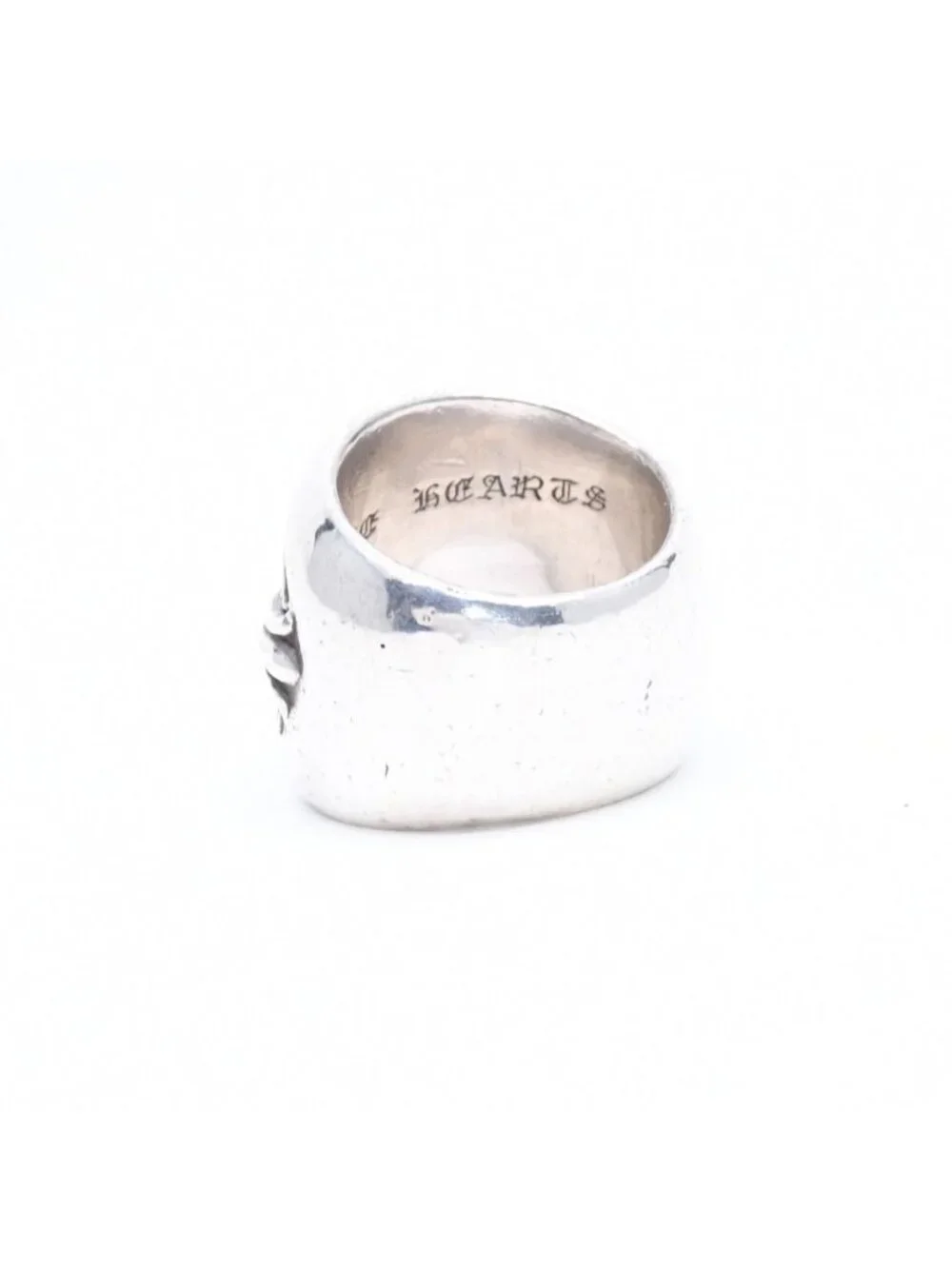 Chrome Hearts Classic Oval Cross Black Sling 925 Sterling Silver